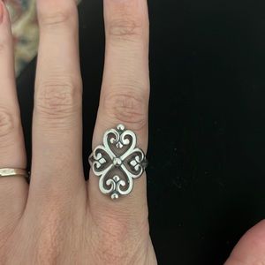 James Avery Adorned Hearts Ring